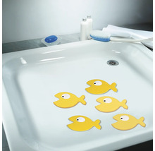 Badewanne mit Anti-Rutsch-Aufklebern in Fischform