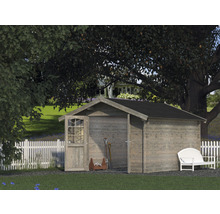 Gartenhaus Palmako Lotta 10,0 m² 331 x 430 cm tauchgrundiert grau