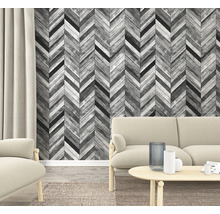 Fototapete Vlies 47246 Smart Art Easy 47246 Holz grau 3-tlg. 159 x 270 cm