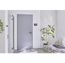 Hellele Inneneinrichtung mit Innentür, Garderobe und Zimmerpflanze