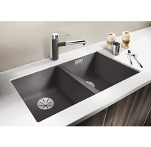 Spüle Blanco SUBLINE 350/350-U 755 x 460 mm felsgrau 523575