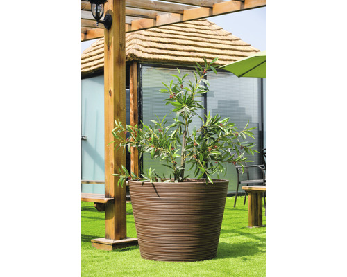 pflanztopf 80 cm hoch Pflanzkorb Rattan, Pflanztopf Rattan, Blumentopf Rattan, Durchmesser 8   Richhome