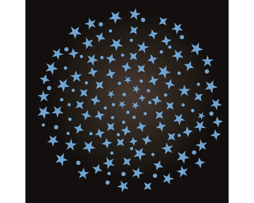 Illustration von Sternen und Punkten