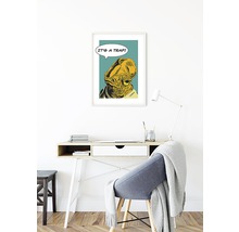 Gerahmtes Wandbild mit dem Zitat ''It''s a trap!''