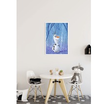 Poster mit Olaf aus Die Eiskönigin im Kinderzimmer