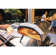 Ooni Karu 12 Pizzaofen Outdoor Multi-Brennstoff Holz Holzkohle 40 x 80 cm Edelstahl tragbar maximale Flexibilität und Temperatursteuerung-thumb-6