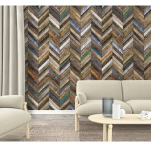 Fototapete Vlies 47245 Smart Art Easy Holz braun 3-tlg. 159 x 270 cm