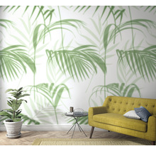 Fototapete Vlies 47209 Smart Art Easy Floral grün weiß 3-tlg. 159 x 270 cm
