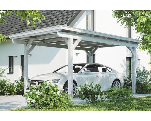 Einzelcarport Konsta Aluminium-Dachplatten inkl. H-Anker