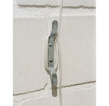 Schnurwickler aus Metall zur Aufbewahrung von Rolloschnüren an der Wand