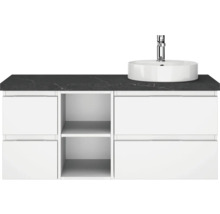Waschtischunterschrank Pelipal Serie 4035 BxHxT 56 x 48,2 cm x 43,5 cm Frontfarbe weiß glänzend 4035.155602-thumb-5