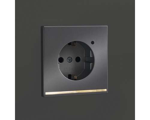 Steckdose mit LED-Orientierungslicht
