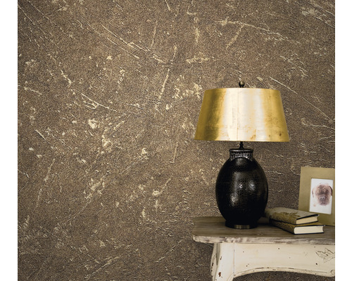 Nahaufnahme einer gemusterten Tapete im Innenbereich