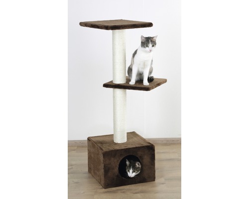 Katzenkratzbaum mit Liegeflächen und Katzenhöhle