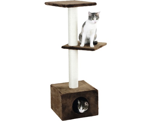 Katzenkratzbaum mit Plattformen und Höhle für Katzen