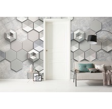 Fototapete Vlies 6004A-VD4 Infinity Hexagon Concrete 4-tlg. 400 x 250 cm