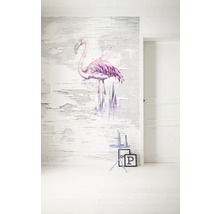 Fototapete Vlies 6007A-VD2 Pink Flamingo 2-tlg. 200 x 250 cm-thumb-1