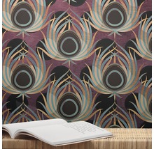 Fototapete Vlies HX4-033 Paon Rouge 4-tlg. 200 x 280 cm