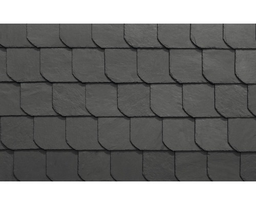 Dachschieferdeckung mit quadratischen Schiefersteinen