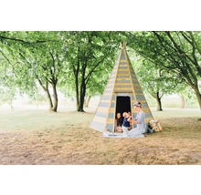Indianerzelt plum Holz Tipi 330 kesseldruckimprägniert