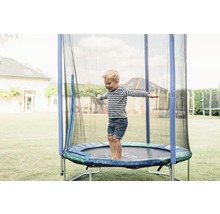Trampolin plum Junior mit Sicherheitsnetz Ø 140 cm pink-blau