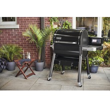 Weber Holzpelletgrill Smoke Fire EX 4 GBS 109 x 84 x 157 cm schwarz inkl. Weber Connect-Technologie, Gourmet BBQ System (GBS) Grillrost und SmokeBoost-Funktion