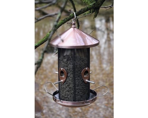 Vogelfutterhaus zur Aufhängung an einem Ast