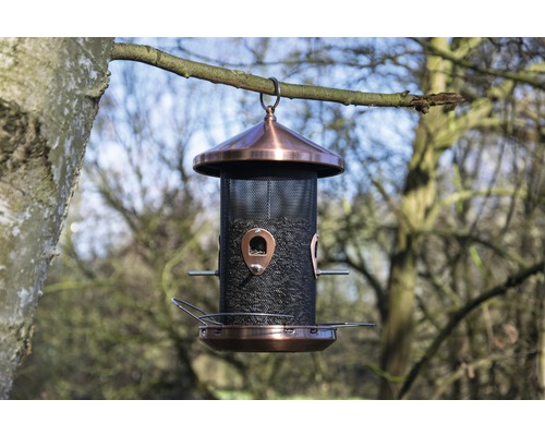 Vogelhaus aus Metall zum Aufhängen im Garten