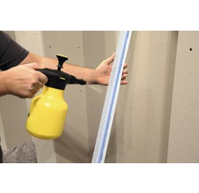 PROTEKTOR WET STICK 90 Grad Kantenprofil PVC selbstklebend für Putzstärke 1 mm 2740 mm x 39 mm x 39 mm x 0,8 mm Pack = 50 St