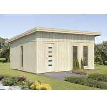 Gartenhaus Palmako Annika inkl. Fußboden 608 x 539 cm natur