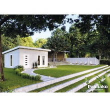 Gartenhaus Palmako Annika inkl. Fußboden 608 x 539 cm natur