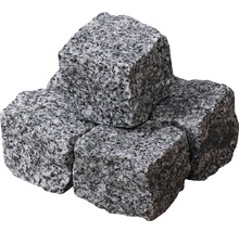 Pflasterstein Quadratpflaster Mosaikpflaster Granit grau 5 x 5 x 5 cm (Sack = 25 kg)-thumb-3