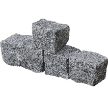 Pflasterstein Quadratpflaster Mosaikpflaster Granit grau 5 x 5 x 5 cm (Sack = 25 kg)-thumb-4