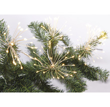 LED Feuerwerk Lichterkette Lafiora 500 LEDs 9,5 m + 5 m ZUleitung Lichtfarbe warmweiß inkl. Timer, Dimmer