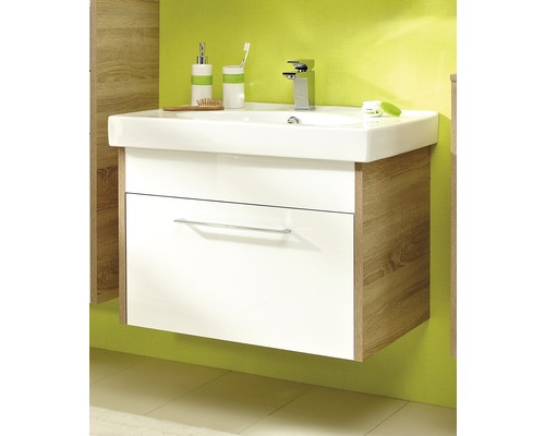 Waschtischunterschrank mit Schublade im Badezimmer