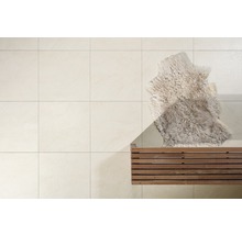Wand- und Bodenfliese Udine elfenbein unglasiert 80 x 80 cm-thumb-2