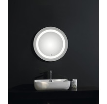 LED Badspiegel Silver Sun mit Alurahmen Ø 59 cm IP 24 (spritzwassergeschützt)-thumb-4