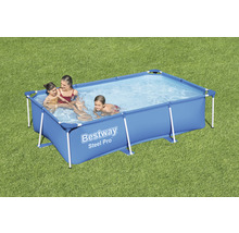 Aufstellpool Framepool Bestway Family eckig 259x170x61 cm ohne Zubehör blau