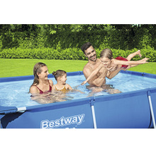 Aufstellpool Framepool Bestway Family eckig 259x170x61 cm ohne Zubehör blau
