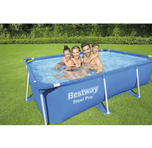 Aufstellpool Framepool Bestway Family eckig 259x170x61 cm ohne Zubehör blau