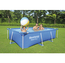 Aufstellpool Framepool Bestway Family eckig 259x170x61 cm ohne Zubehör blau