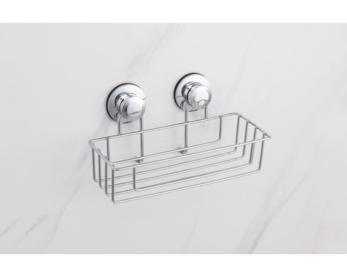 Draht-Duschablage mit Saugnäpfen zur Wandmontage