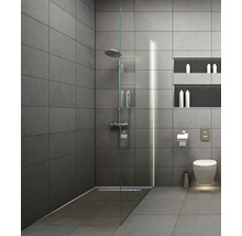 Gefällekeil zur Glasaufnahme am Boden Dural Shower-GK GKGR rechts Länge 200 cm Höhe 19 mm-thumb-2