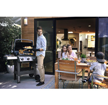 Weber Gasgrill Spirit II E-310 GBS grau silber, 3 Edelstahlbrenner, Grillbereich 60 x 46 cm iGrill 3-Kompatibilität, kompatibel mit GBS-Grillrosteinsätze