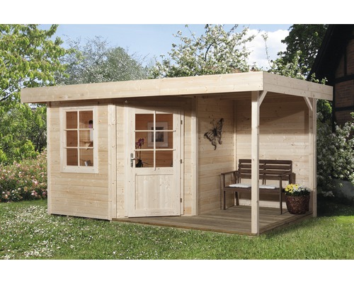 weka hohes Designhaus | 213 2 Gr. A+ Gartenhaus HORNBACH