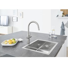 Küchenarmatur mit Filterfunktion GROHE Grohe Blue supersteel matt 31541-thumb-1 Küchenarmatur mit Filterfunktion GROHE Grohe Blue supersteel matt 31541-thumb-1