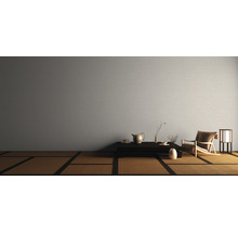 Raumgestaltung mit japanischem Stil mit Tisch, Teekanne, Stuhl und Tatamiboden