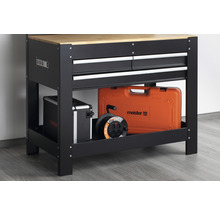 Werkbank 1400 x 1140 x 610 mm 200 KG mit Licht und Steckdose