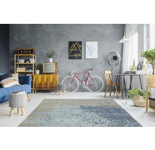 Teppich Blaze 100 beige blau 115x170 cm