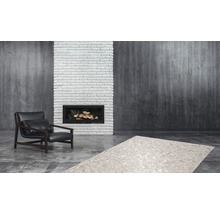 Teppich Leder Rocket 110 elfenbein gold 200x290 cm (Echtleder)